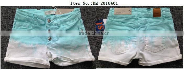 girls twill hot shorts,baby girls shorts