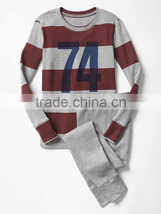 Penguin printed pajamas set for girls