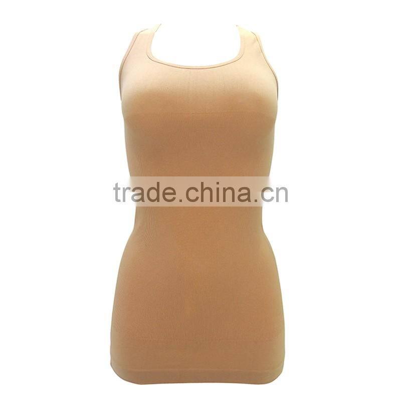 Full body seamless top body shaper plain sexy women tight slimming shapewear