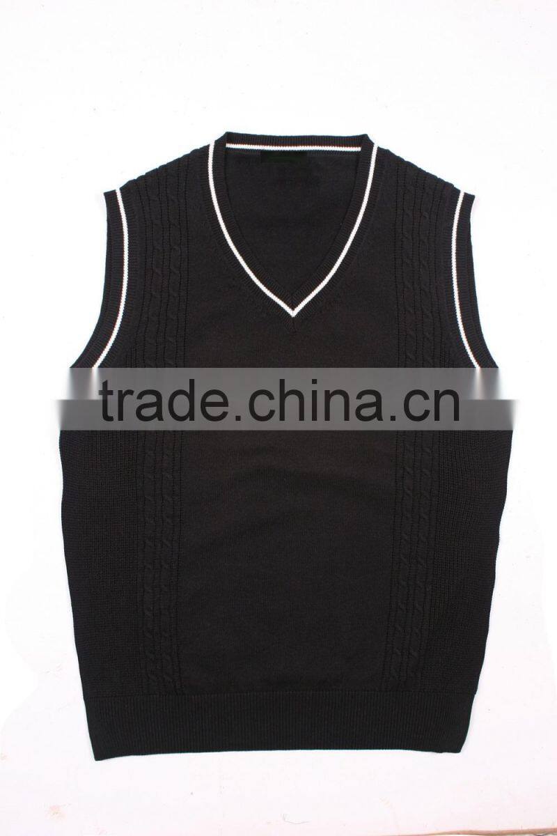 Mens V-neck Latest Design Sweater Wholesale