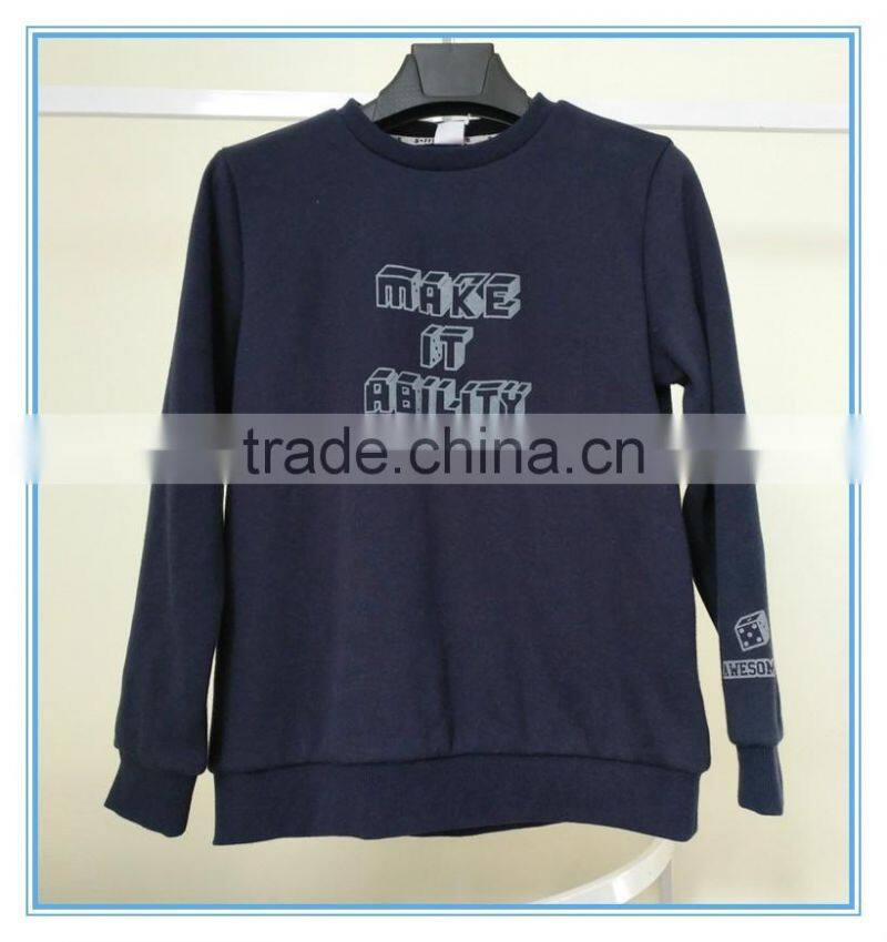 Winter autumn kids hoodies boys thick sweater children casual navy clothes