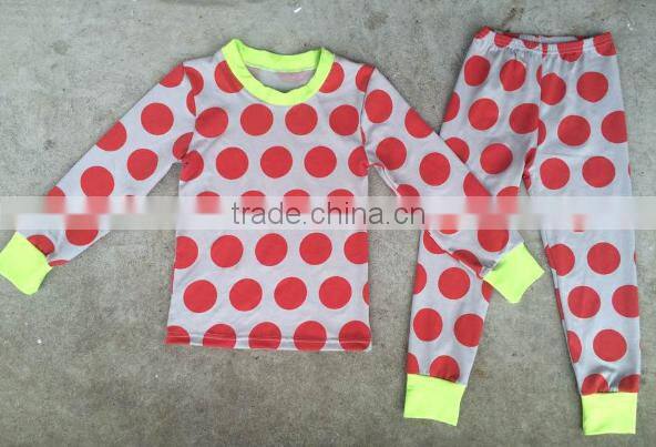 2017 new arrival christmas baby clothing little teenage kid child boys girls pajamas red pjs Kids Christmas Pajamas