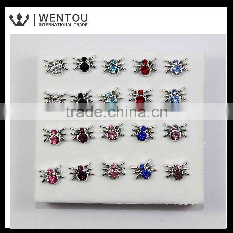 Wholesale China factory halloween spider fancy earring