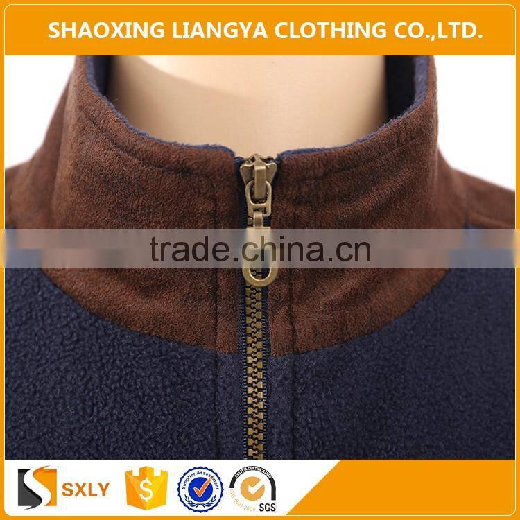 Customized outdoor winter warm wool flannel fleece jacket