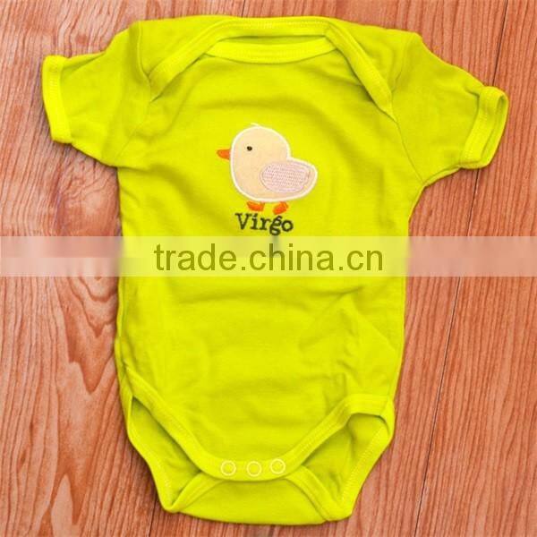 Lovely animal Embroidery baby romper+socks set