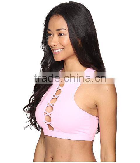 Custom Women Stylish Bra And Underwear Cheap Push Up Gym OEM Bra