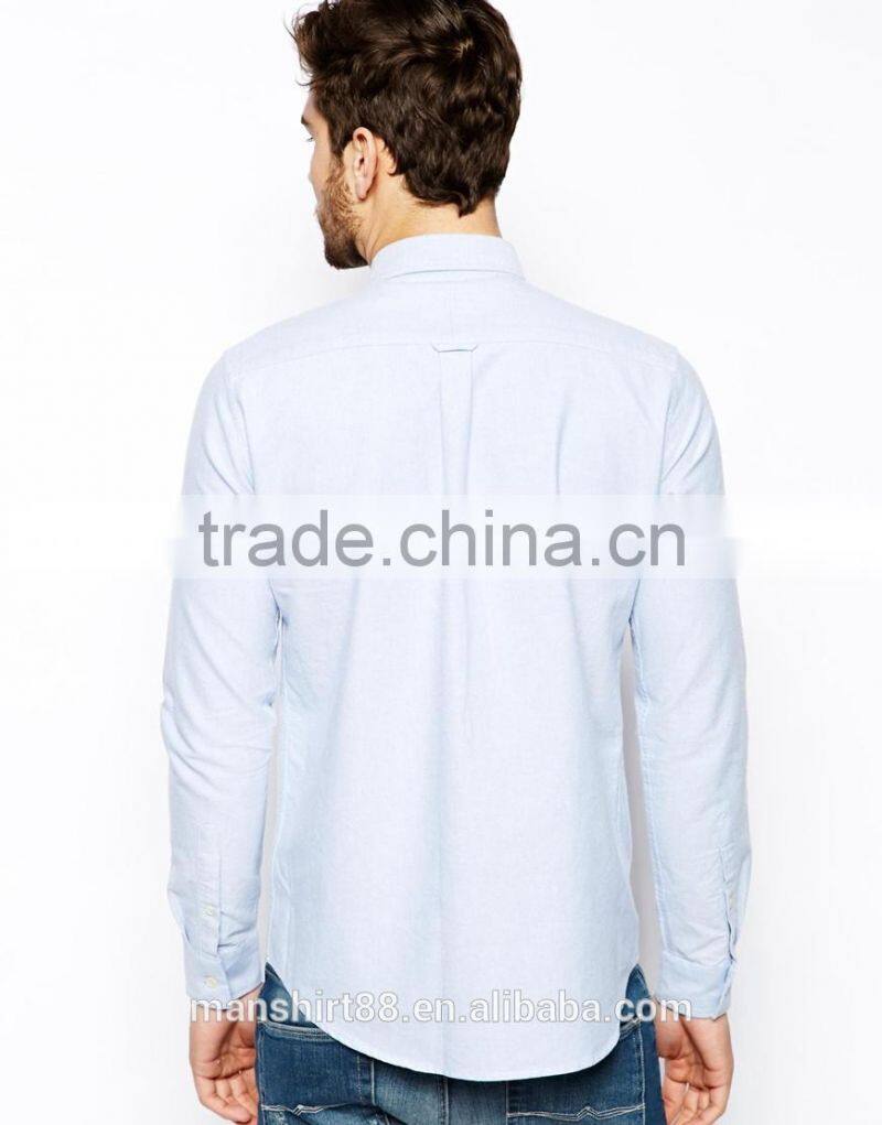 2016 wholesale classic design button down collar breathable oxford shirts for men