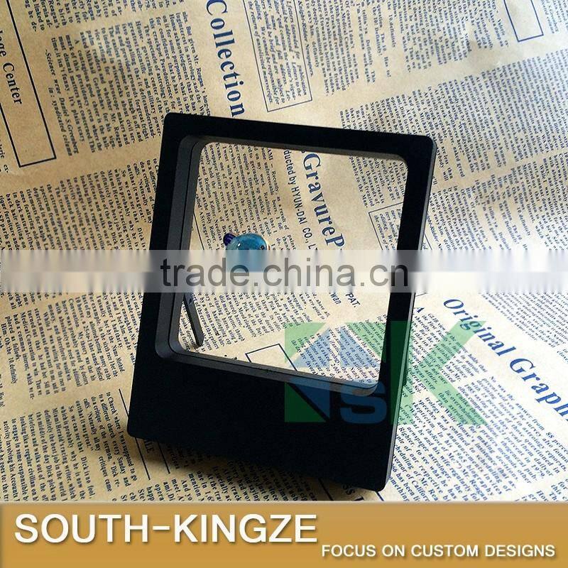 11x9cm Black Square ABS Plastic Display Stand for Earring, Necklace, Pen