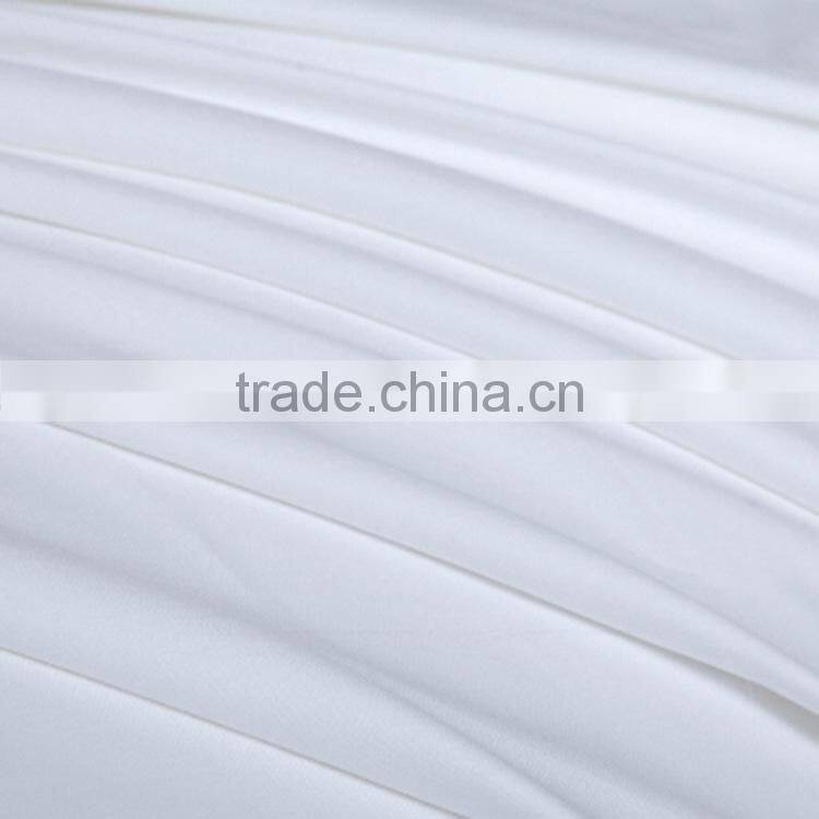 Factory price white color hotel bed sheet sets 400 Thread count duvet cover sets