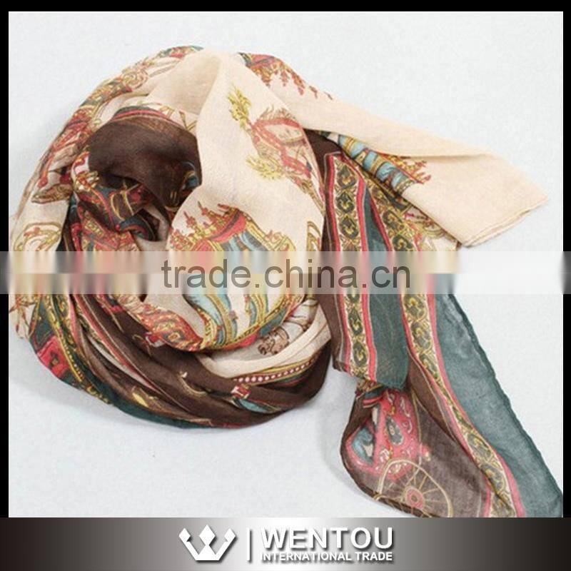 New Women Soft Long Carriage Fashionable Scarf