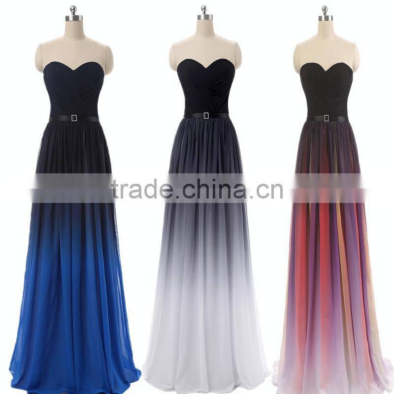 pink gradient evening dress bridal dress/ yg flower xx gradient maxi bridal dress/evening wedding dress