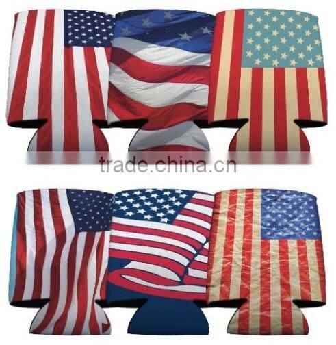 Wholesale customized logo neoprene beer cooler holder for bottles or cans bulk