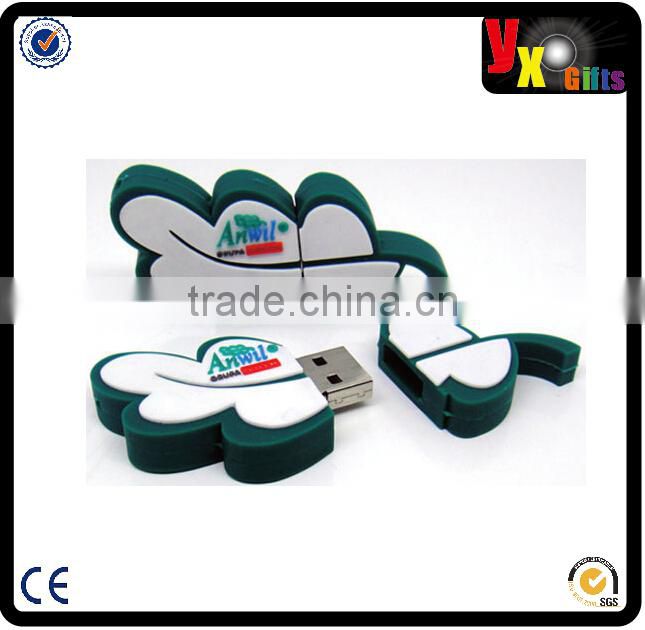 Customize pvc cartoon character usb flash drive &1gb pvc cartoon usb memory with good quality