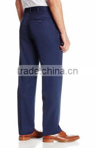 2015 new design men's urban heather slim fit flat front pants man pants wholesale