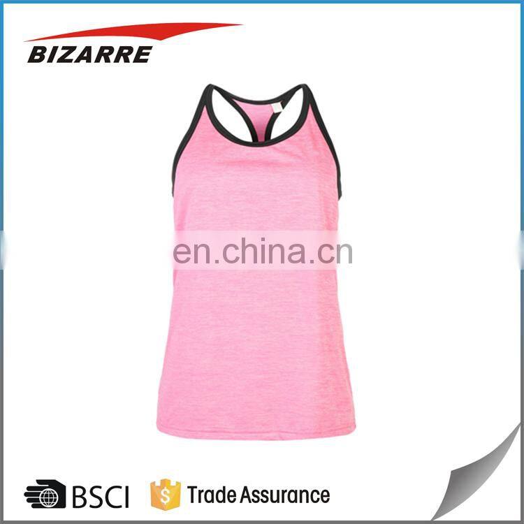 Fashion sublimation printing running singlets tank tops womens