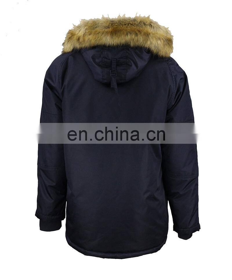 High Quality Custom Winter Windproof Mens Parka Jacket