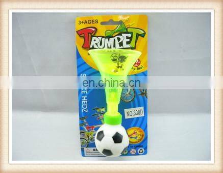 Kids plastic football bike trumpet horn toy