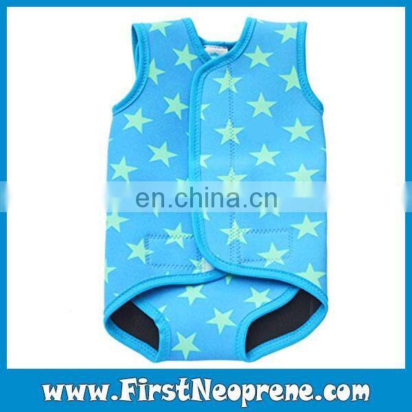 Blue And Pink Apple Beachfront Neoprene Baby Swim Wraps