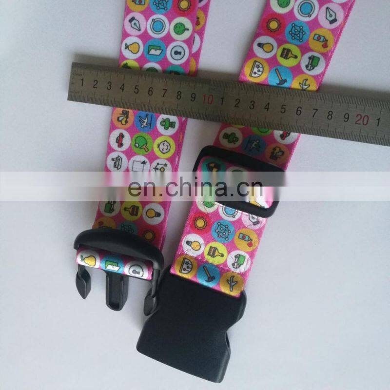 Personalized luggage belt strap sublimation printing