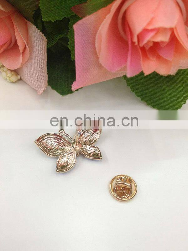 cheap price hot sell fashion rihionestone tiger button nail on clothing or bags or shoes