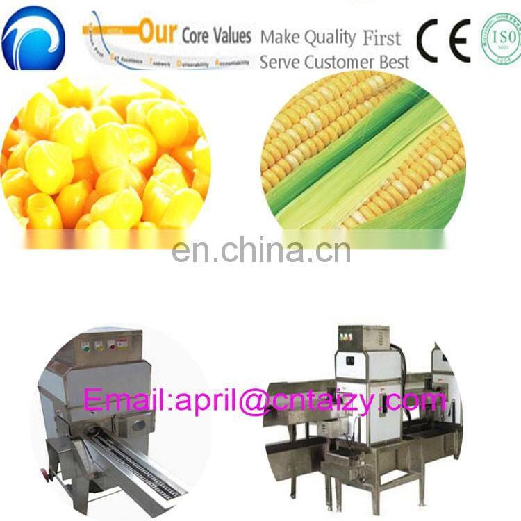500kg/h widely used in USA/fresh corn seed peeler machine