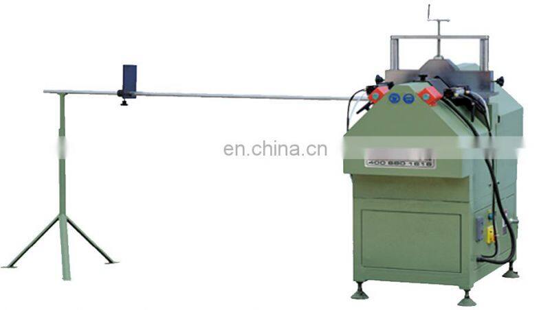 Production of 20 upvc windows per day upvc v type cutting machine