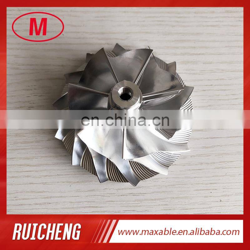 GT3788VA 725326-0002 63.40/88.25mm 7+7 blades high performance Turbo Billet/aluminum 2618 compressor wheel for Chevy 6.6L