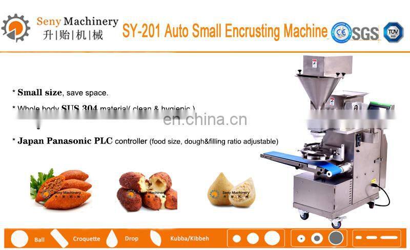 Automatic Encrusting and Forming Kubba/Kibbeh Machine