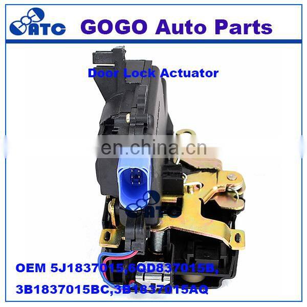 GOGO Door Lock Actuator FOR Skoda OEM 5J1837015,6QD837015B,3B1837015BC,3B1837015AQ