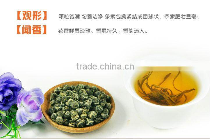 Jasmine Dragon Pearl tea Top grade jasmine dragon pearl tea