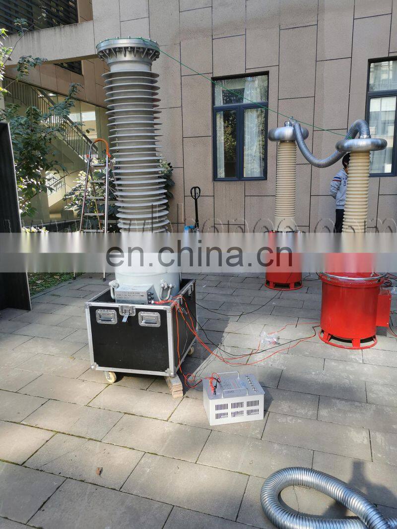 Fully insulated transformer for gas test