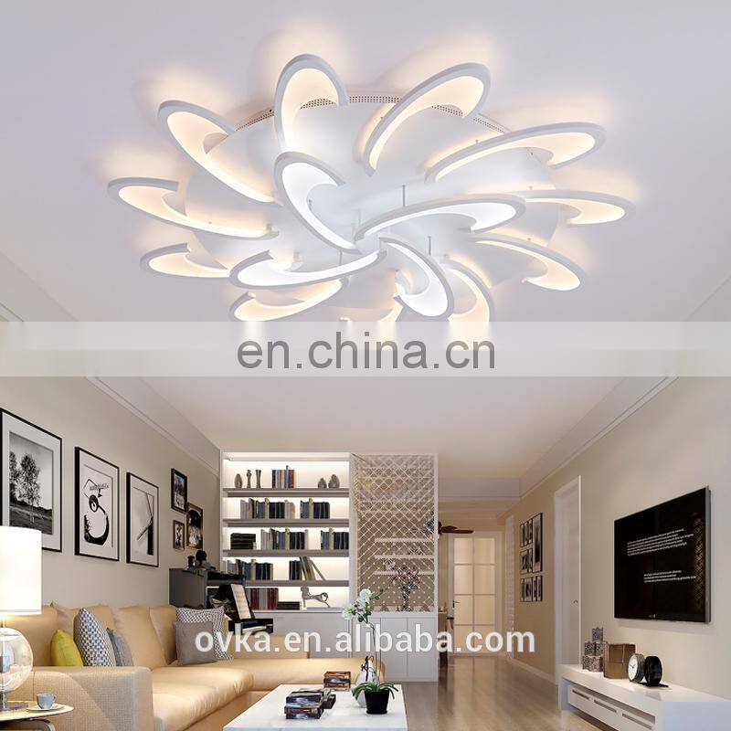 Creative acrylic living room led ceiling light