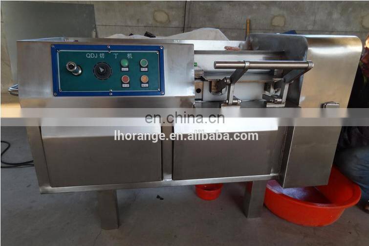 4mm frozen Meat Cube Cutting Machine/ mutton cube dicer/ Poultry block dicer cutter machine
