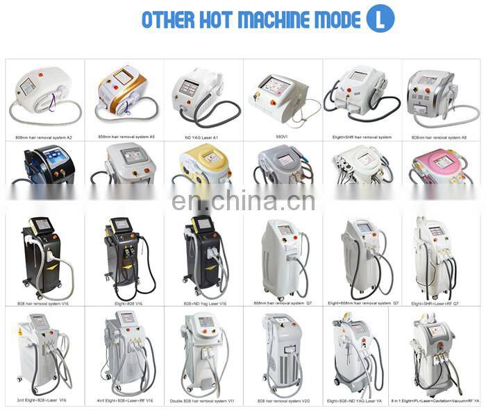 High quality comfortable 2 in 1multifuncional elight underarm whitening 808nm lumenis diode laser hair removal machine