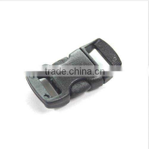 100 pcs 3/8" Contoured Curved Side Release Plastic Buckle for Paracord Bracelet