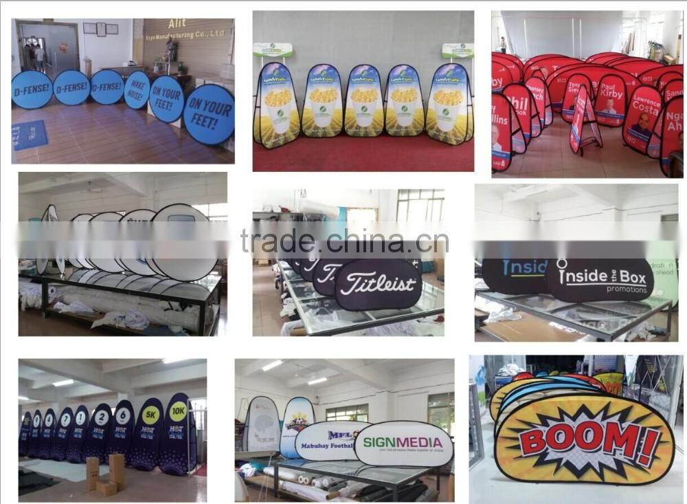 Pop Up Portable Outdoor Advertising Signs Display