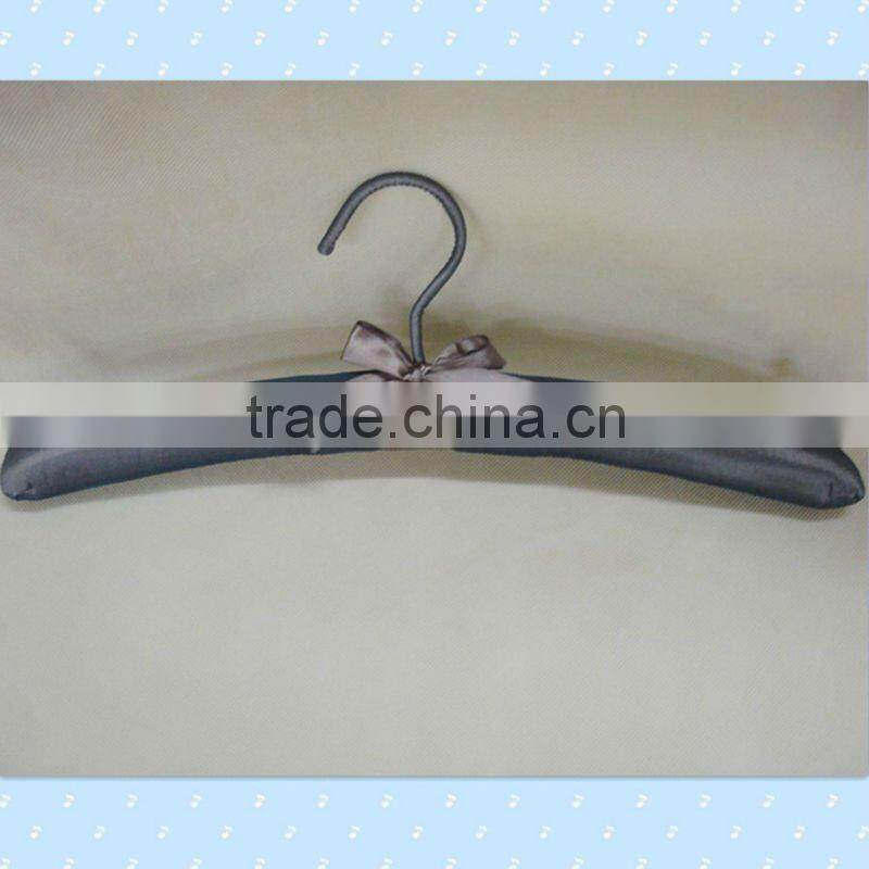 AL-307 grey satin padded underwear hanger