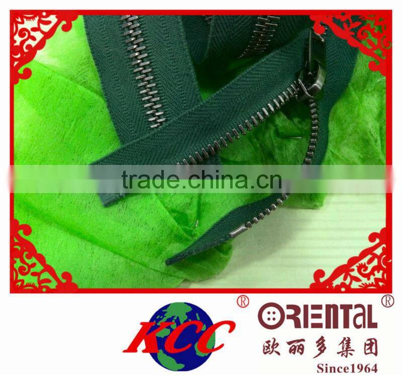 Wholesale gun 8# Y-teeth open -end High quality KCC metal zippers