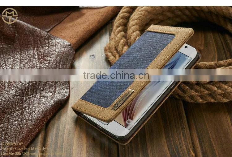 3 Card Slots Wallet Case for Samsung S6, for Samsung Galaxy S6 S7 S7 edge Cover, Accessary Cellphone Case for S6 edge