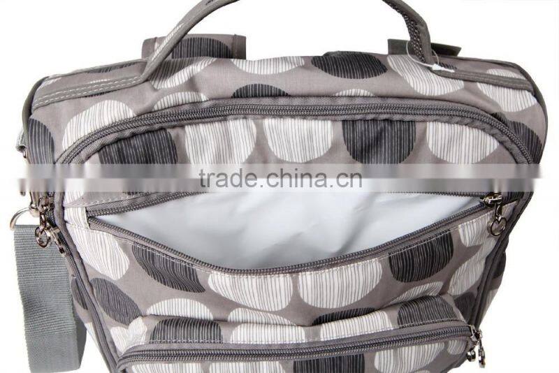 Convertible Diaper Bag Backpack,Plus Baby Changing Pad and Insulated Bottle Holder