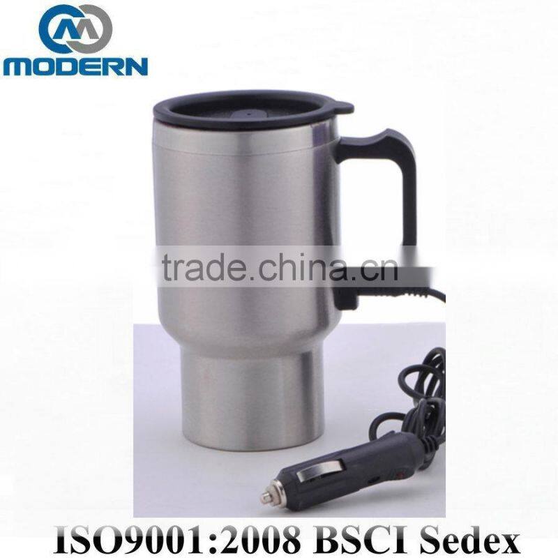 460ml promotion stainless steel car coffe heat kettle