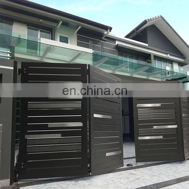 security automatic patio outdoor entrance sliding stainless steel main gate golden design philippines for homes