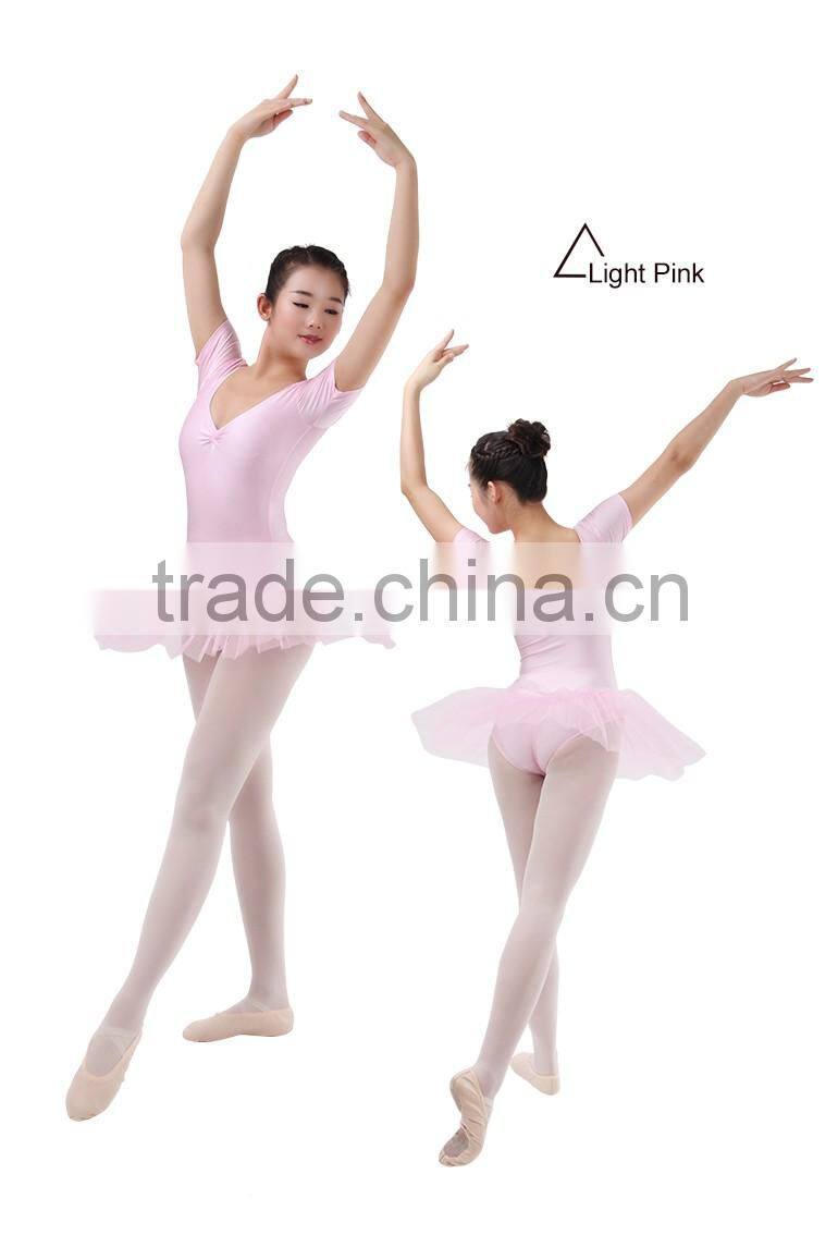 Leotard with Attached Tutu, Performance and Training Tutu Dress