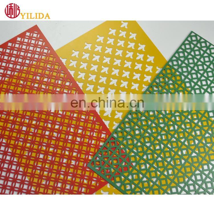 Aluminum perforated punching hotel metal mesh