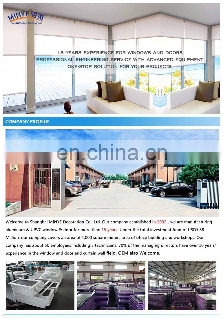 Aluminium sliding shop front door used aluminum commercial door