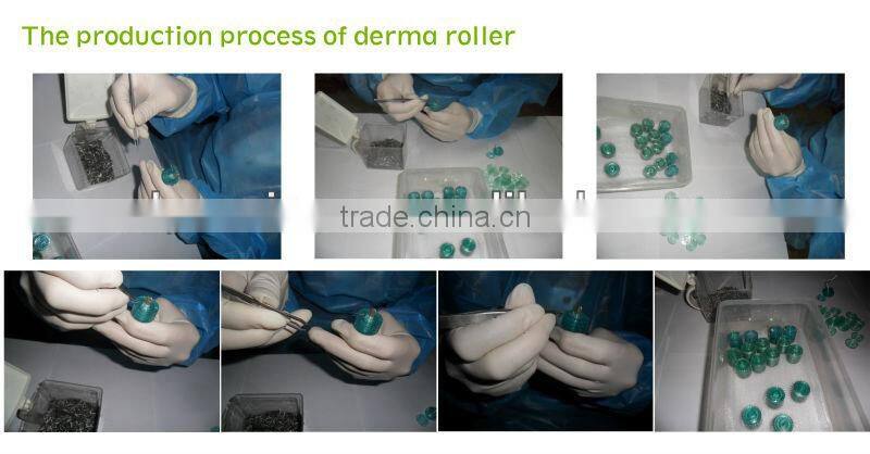 Tatanium derma micro roller 192needle with CE