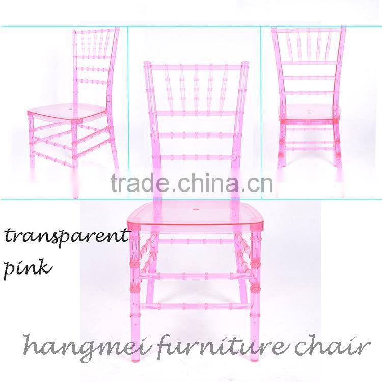 factory supply clear acrylic banquet chair for dinner party