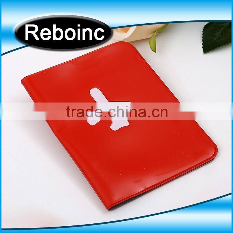 Travel Card holder Logo embossed PVC Passport holder pvc passport cover pvc passport cover wallet
