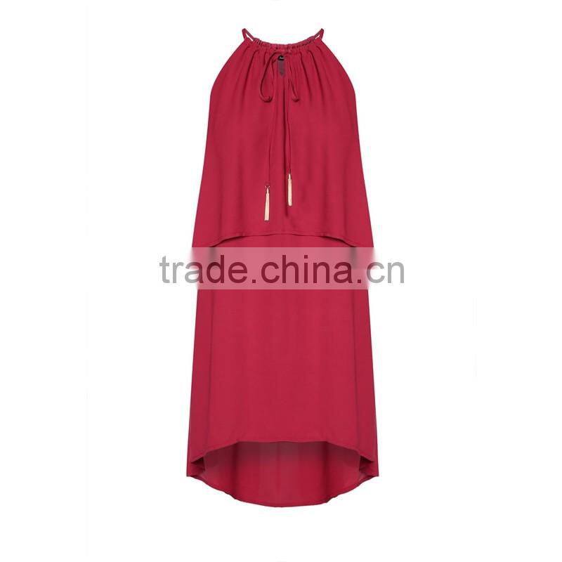 OEM supply women dress 2016 new arrival fashionable sexy dress cotton dress D282