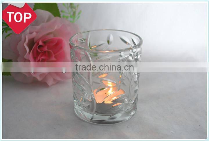 clear tealight candle ,decorative candle